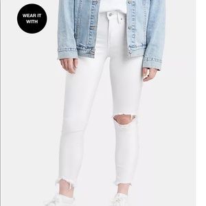 Levi’s 721 High Rise Skinny Ankle Jeans